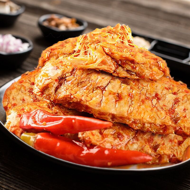 好味屋旗舰店好味屋手撕素肉50包豆干吃的麻辣味条蛋白零食排行榜小吃休闲食品2