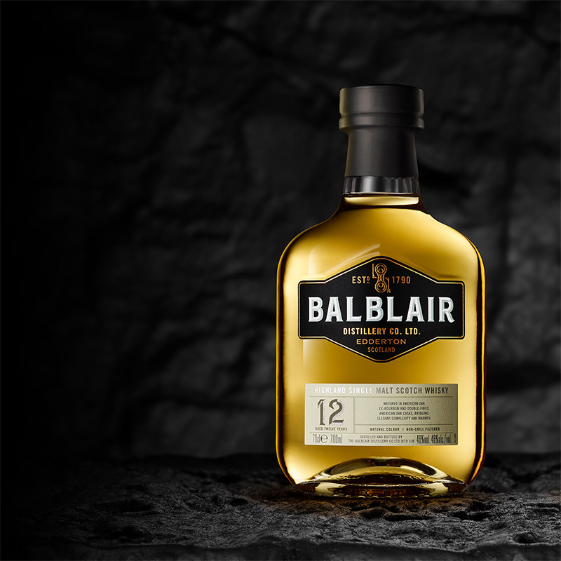 英国进口洋酒 balblair 巴布莱尔12年 单一麦芽威士忌威士忌700ml