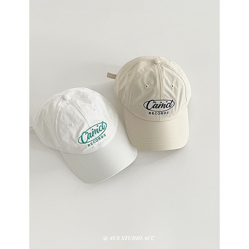 夏季薄款遮阳防晒透气棒球帽子女韩版粉色宽檐速干软顶百搭鸭舌帽 - 图2