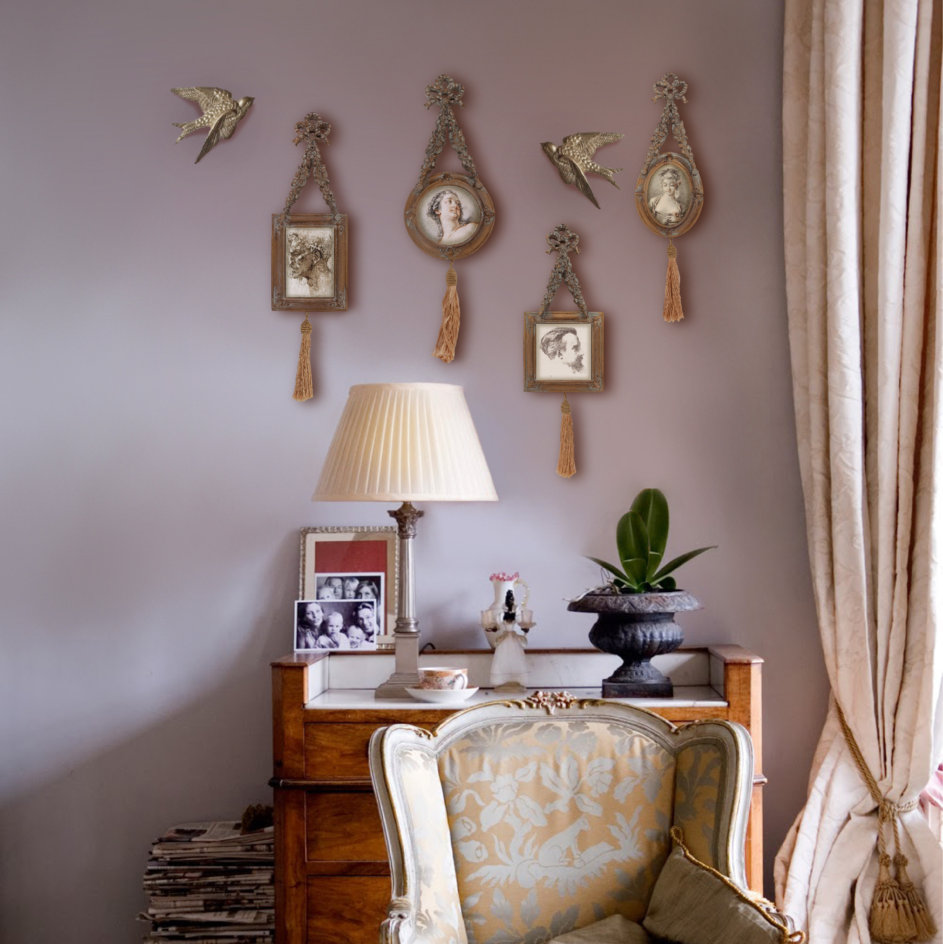 加安加丽欧式复古装饰画法式客厅玄关挂画美式卧室墙面装饰壁画,淘宝优惠券,粉丝福利购,淘宝优惠卷