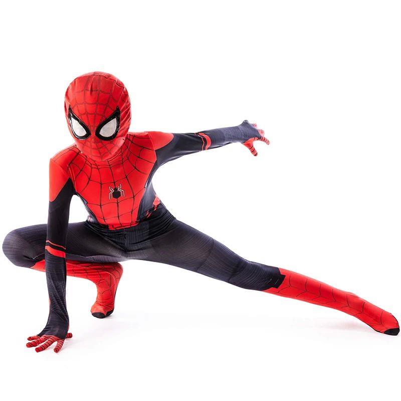 Spiderman Cosplay Costume Kids Spider Man Far From Home - 图3