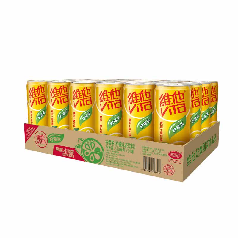 维他310ml*24罐整箱批发真柠檬茶 趣童食品茶饮料