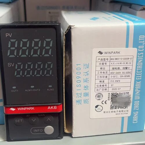 正品常州汇邦AK6-BKL110-C000R温度仪表WINPARK智能温控仪BKS110 - 图0