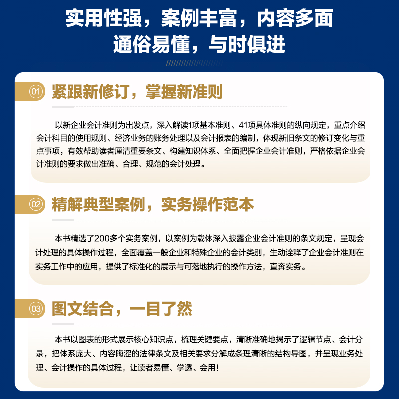 企业会计准则实务应用精解 会计科目使用经济业务处理会计报表编制 2024年版 企业会计准则培训用书 新企业会计准则编写 - 图1