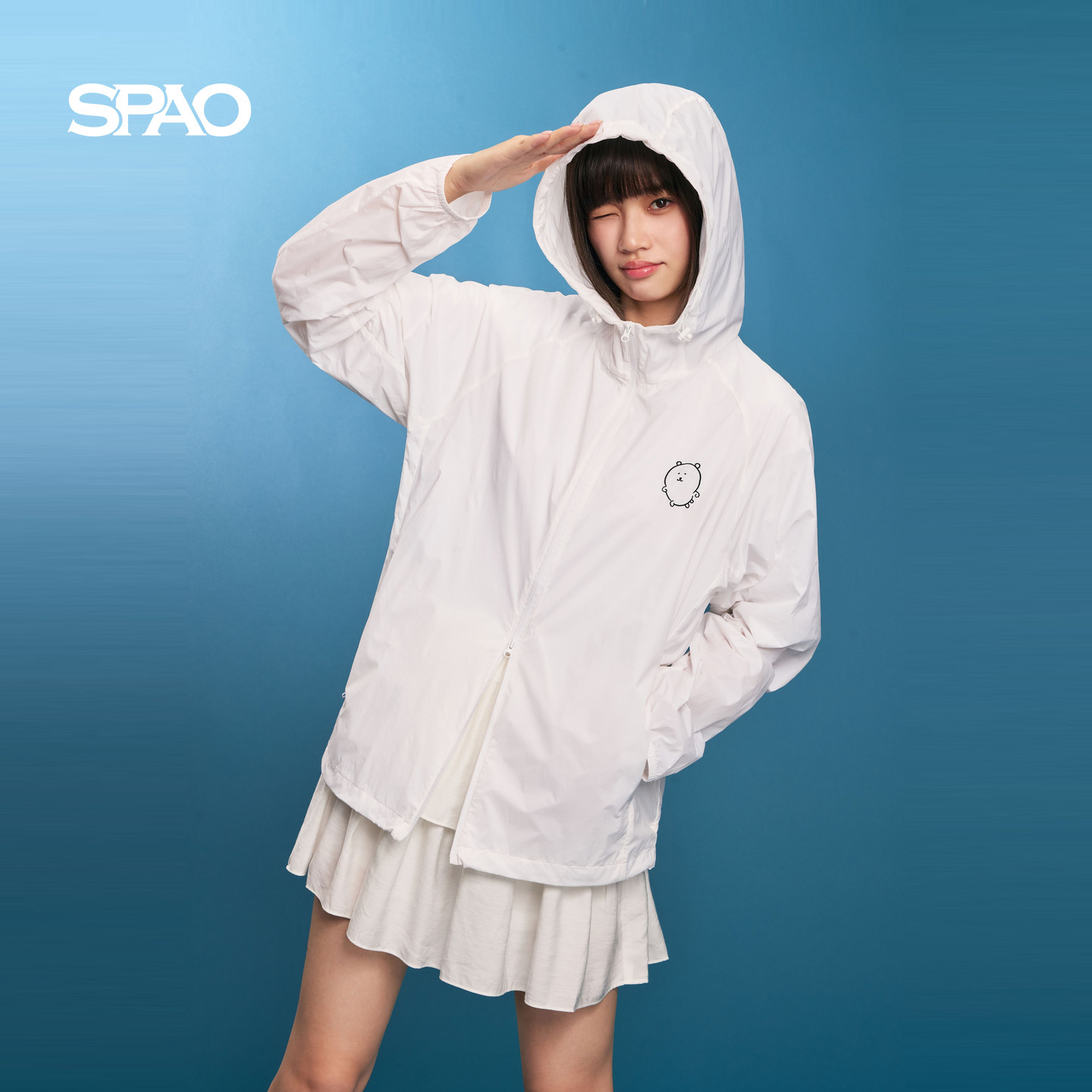 【UPF50+】SPAO韩国同款25年夏季女士防晒通勤户外连帽外套,淘宝优惠券,粉丝福利购,淘宝优惠卷