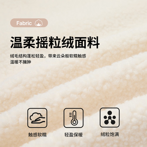 【WOODIE系列】SPAO韩国同款26年春季新品摇粒绒短款俏皮绒感外套 - 图3