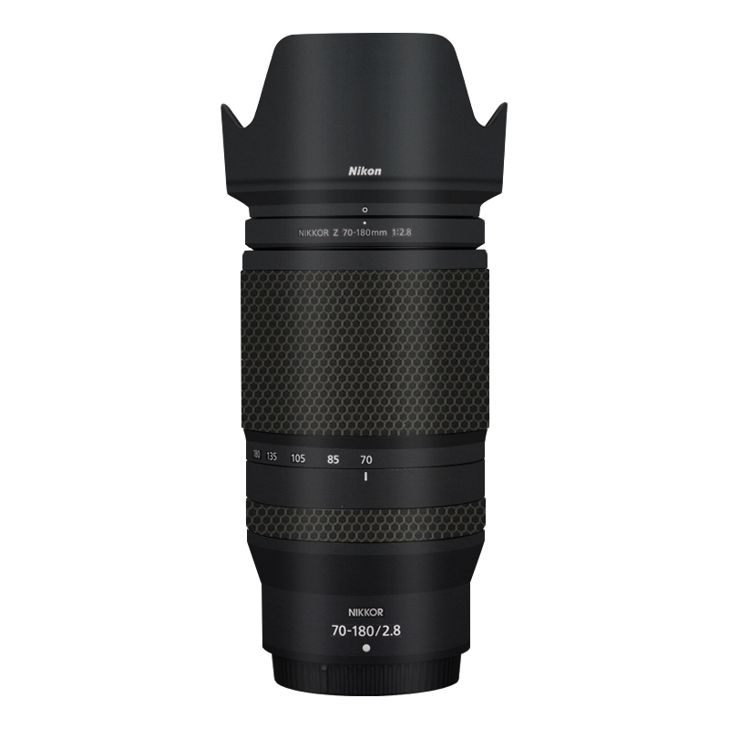 漫步驴适用于尼康Z70-180F2.8S镜头保护贴纸碳纤维磨砂全包贴皮3M - 图0