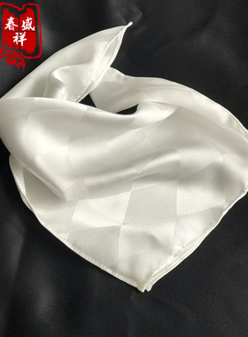 男士西服口袋巾擦脸巾白色
