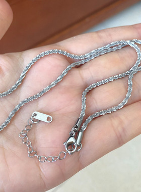 简约满天星爱心吊坠钛钢女式时尚项链