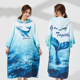 Luckyfish-poncho de secado rápido, toalla de baño para natación, albornoz