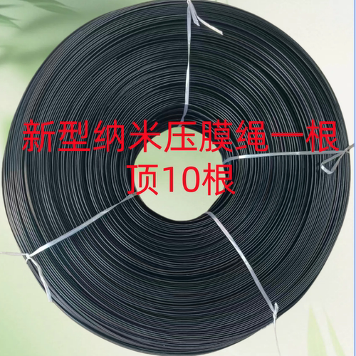 压膜绳加厚抗老化耐磨压膜线压膜带白色托膜带压棚带专用绳绷带 - 图0