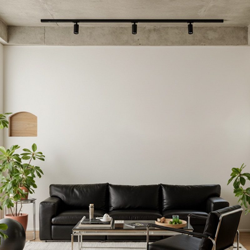 明装轨道射灯led高显色可调客餐厅洗墙防眩照明导轨免吊顶无主灯,淘宝优惠券,粉丝福利购,淘宝优惠卷