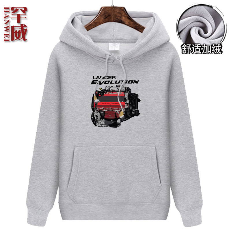 jdm日系三菱evo改装车4g63男卫衣 罕威卫衣