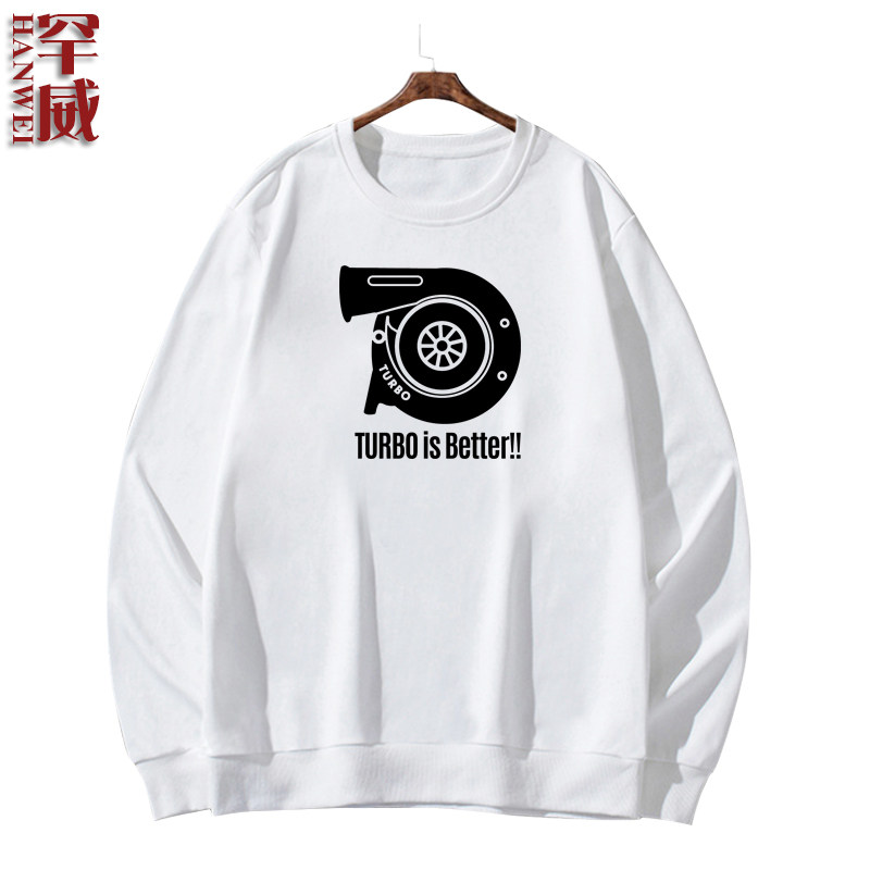 JDM日系性能车HKS日本汽车改装圆领卫衣男女可定制上衣服加绒长袖