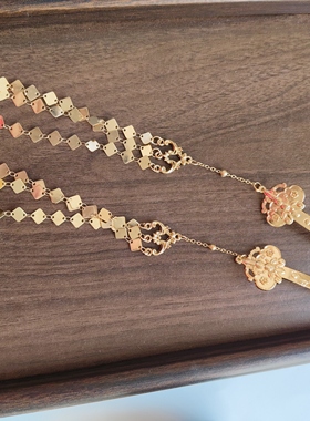 发簪古风金属简约现盘发的汉服流苏古装头饰簪子步摇日常女簪盘