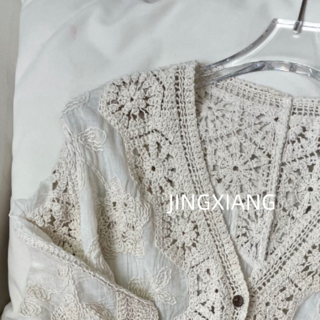 AOSER boho cutout ເທິງແຂນຍາວ