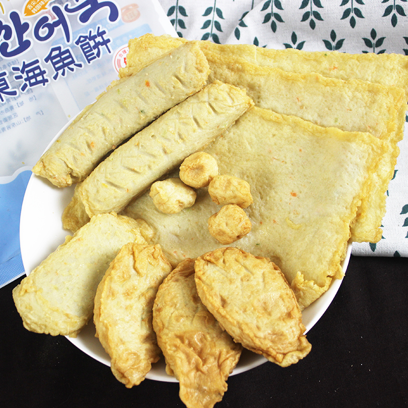 小伙子综合鱼饼400g韩式辣炒年糕鱼饼鱼糕鱼丸鱼饼串甜不辣关东煮 - 图1