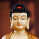 Sakyamuni Buddha seated statue for home use Three Jewels Buddha Tathagata Buddha