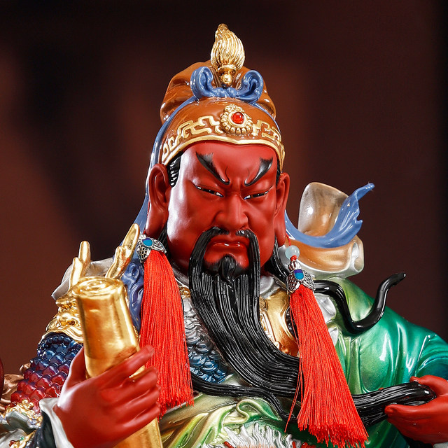 Bronze Guan Gong statue dedicated to the Spring and Autumn Reading Guan Gong bronze statue