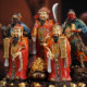 Five-way God of Wealth Ornaments for Home Shops and Offices