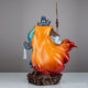 Guan Gong statue dedicated to the shop and home for the God of Wealth ornaments