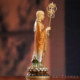 Ksitigarbha Bodhisattva enshrines the standing statue of Ksitigarbha in Jiuhua Mountain