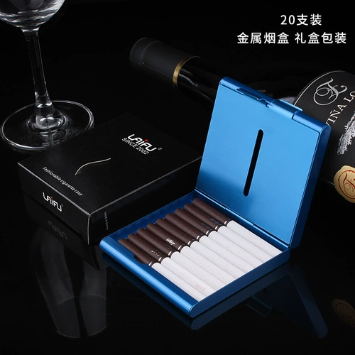 Мужской портативный ультратонкий металлический креативный портсигар, алюминиевый сплав, делается под заказ, подарок на день рождения