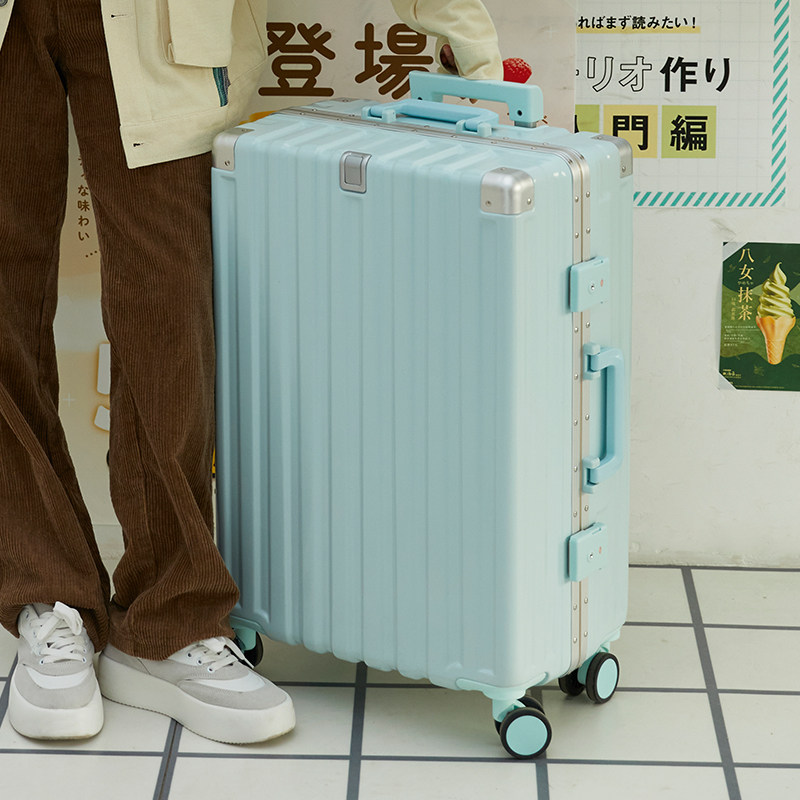 男潮流时尚24寸静音铝框女20拉杆箱 lambasa旅行箱