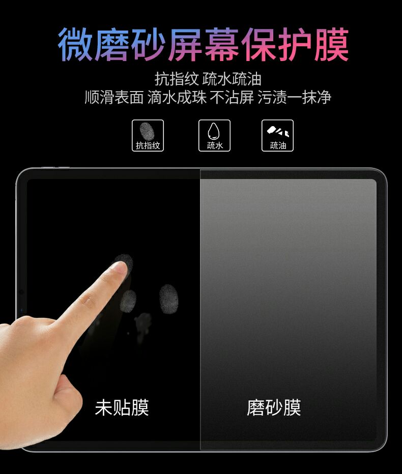 ipad2021高清软膜2024新款pro11磨砂10.2寸9.7适用2022苹果2020贴膜air4/3屏幕13保护mini6/5平板12.9水凝膜9 - 图3