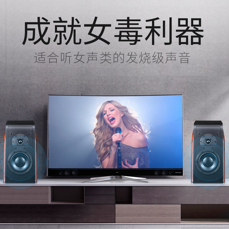 Hivi/惠威 D3.1发烧hifi书架音箱高保真木质2.0无源音响专业音箱 - 图2