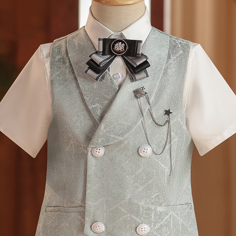 Little suit boy suit flower girl birthday dress