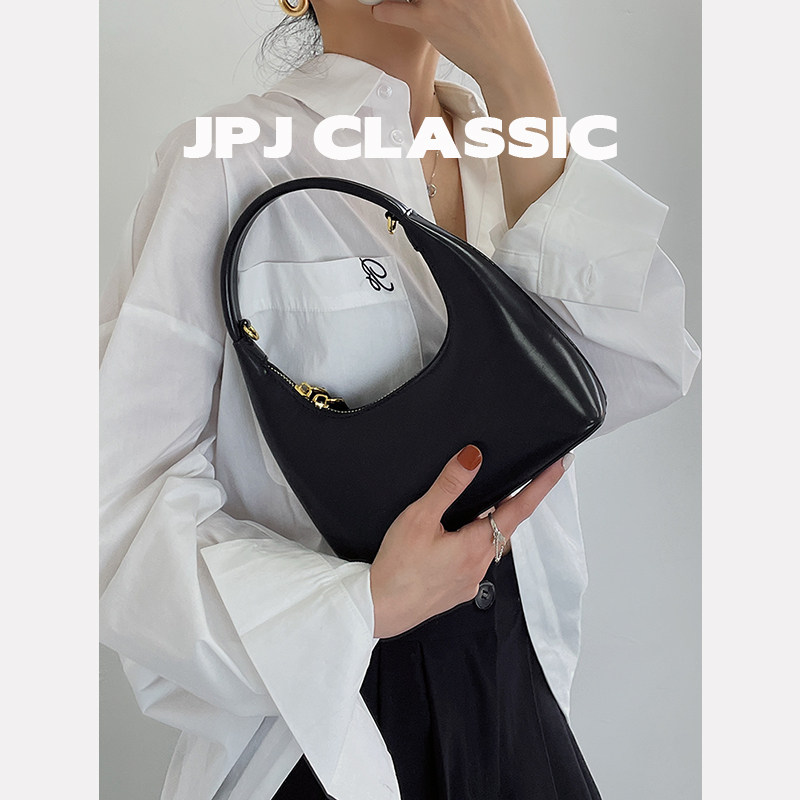 jpjclassic牛皮女单肩斜挎贝壳包 jpj女士包袋
