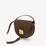 Небольшая дизайнерская кожаная сумка на одно плечо, сумка подмышку