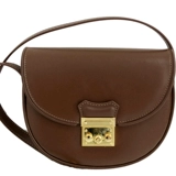 Небольшая дизайнерская кожаная сумка на одно плечо, сумка подмышку