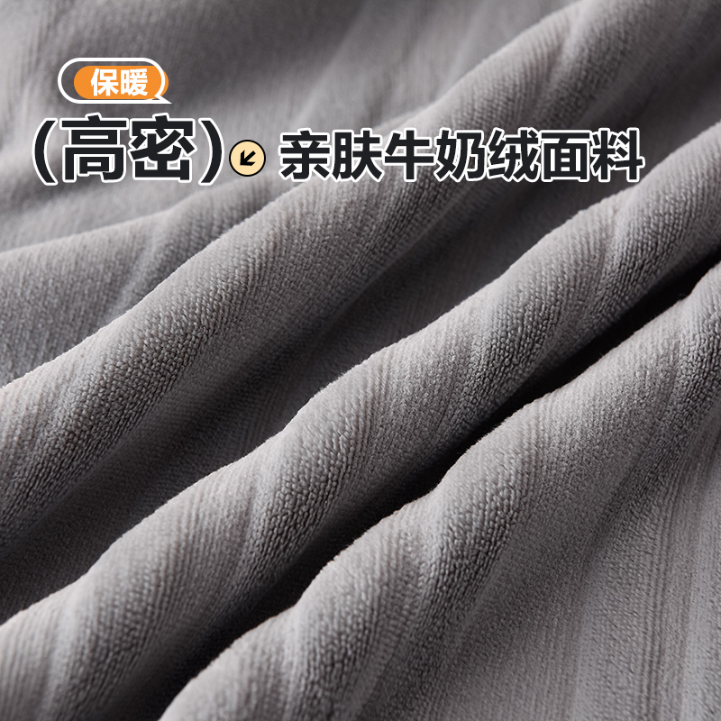 A类牛奶绒夹棉床笠冬季加绒床套罩床垫保护罩席梦思床罩保暖床单