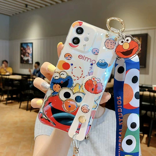 Apple, мультяшное кунжутное масло, чехол для телефона, iPhone 14/12, iPhone12 Pro, трубка, сумка через плечо, силиконовый ремешок, iphone, 8plus, защита при падении, женский стиль, популярно в интернете