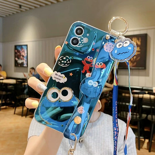 Apple, мультяшное кунжутное масло, чехол для телефона, iPhone 14/12, iPhone12 Pro, трубка, сумка через плечо, силиконовый ремешок, iphone, 8plus, защита при падении, женский стиль, популярно в интернете