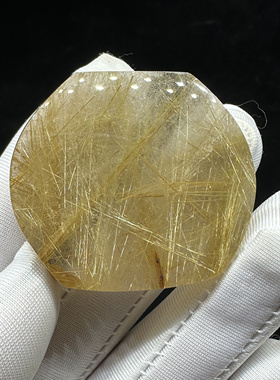 天然金发晶钛晶原石吊坠毛衣链项链手串男女款一物一图可打孔