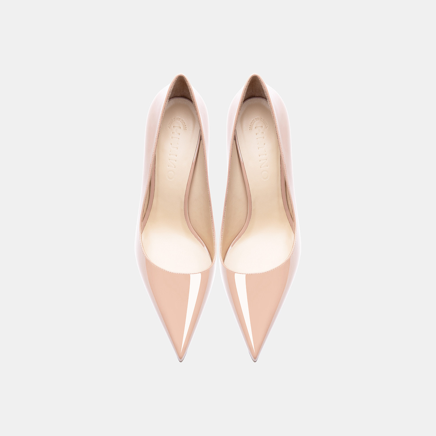 2025年春秋新款裸粉色高跟鞋女名媛漆皮细跟性感尖头气质浅口单鞋,淘宝优惠券,粉丝福利购,淘宝优惠卷