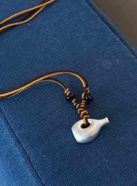 编织酒壶项链ins女款小众轻奢高级感毛衣链女士高颜值日常百搭银