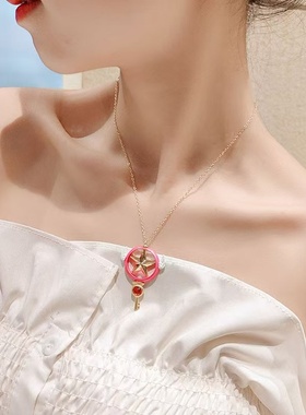 魔卡少女樱星之钥匙项链女金属吊坠百变小樱动漫周边cos木之本樱