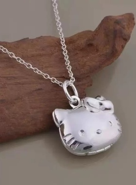 HELLOKITTY凯蒂猫项链女可爱卡通镀银女款轻奢小众高颜值2025新款