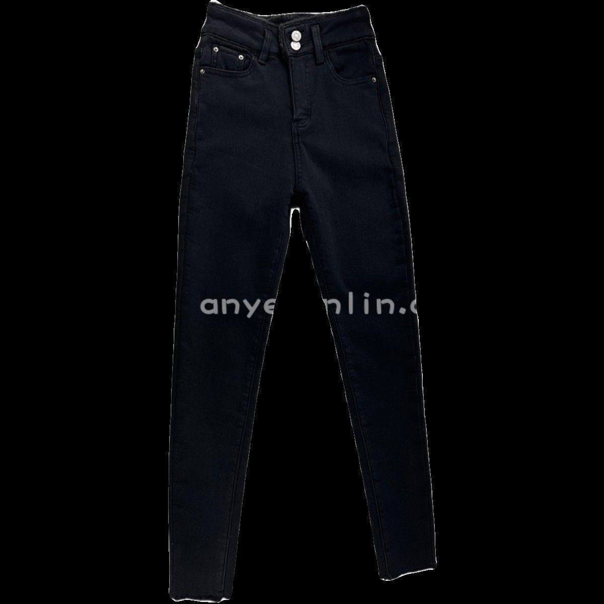 黑色高腰加绒显瘦小脚牛仔裤女2025年秋冬季新款加厚特厚铅笔靴裤,淘宝优惠券,粉丝福利购,淘宝优惠卷