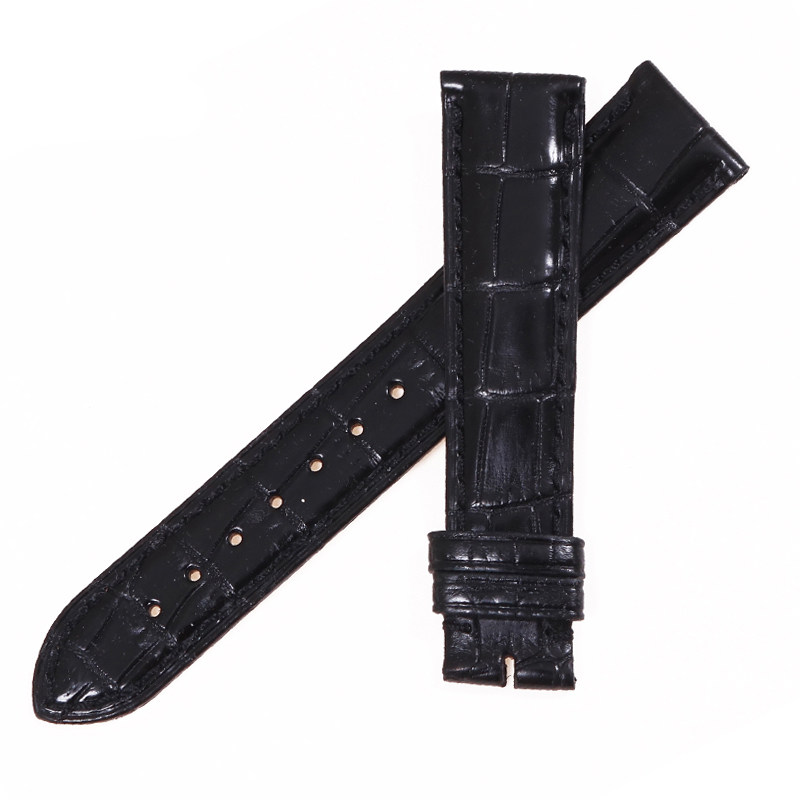 适合肖邦萧邦美洲鳄鱼皮表带带男表 征途手表配件