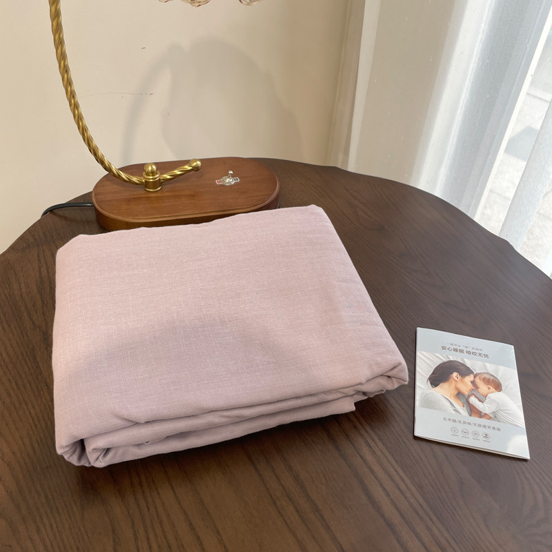 A类全棉有氧双层纱床单床笠纯色简约莫兰迪色系床套学生宿舍纯棉,淘宝优惠券,粉丝福利购,淘宝优惠卷