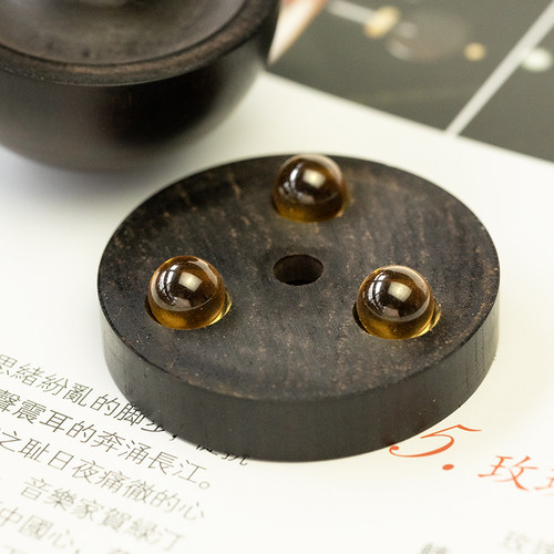 韵材坊S3 水晶球主动耗能式避震脚减震钉脚垫功放胆机CD转盘43mm - 图1
