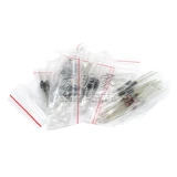 Прямая штекерная диодная сумка 1N4148 1N4007 FR107 1N5408 1N5822 и 8 видов 8 видов, в общей сложности 100 видов