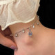 Temperament crown pendant bell zircon anklet ຂອງແມ່ຍິງພາກຮຽນ spring ແລະ summer ຄົນອັບເດດ: ສ່ວນບຸກຄົນ anklet niche ການອອກແບບ anklet exquisite
