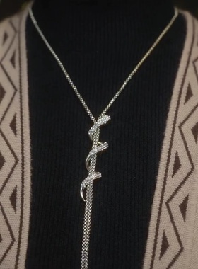 气质百搭长款毛衣链女