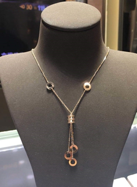 18K金小蛮腰流苏项链毛衣链